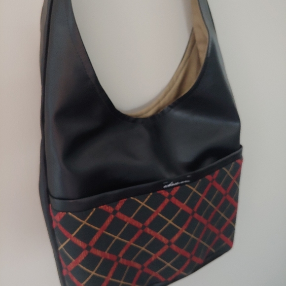 Canadian, handmade, vegan-leather, upycled eco handbag/purse - Picture 2 of 7